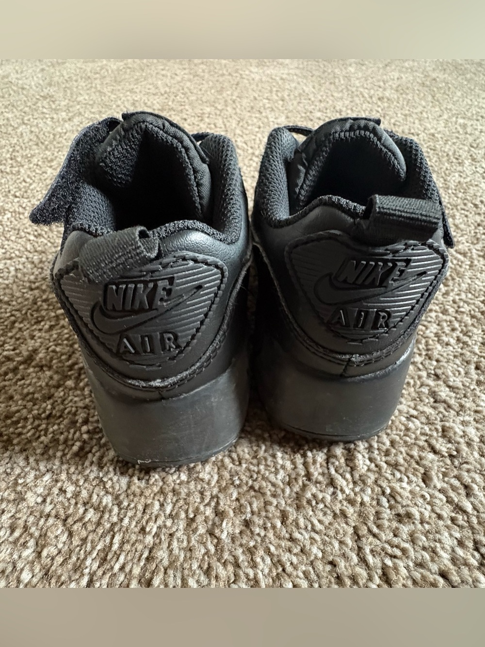 Nike Black Air Max Kids Sneakers - Picture 3 of 5